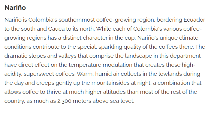 Colombia Nariño