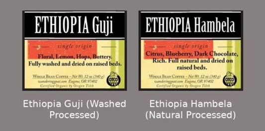 New Ethiopia Washed (Guji) & Natural (Hambela)
