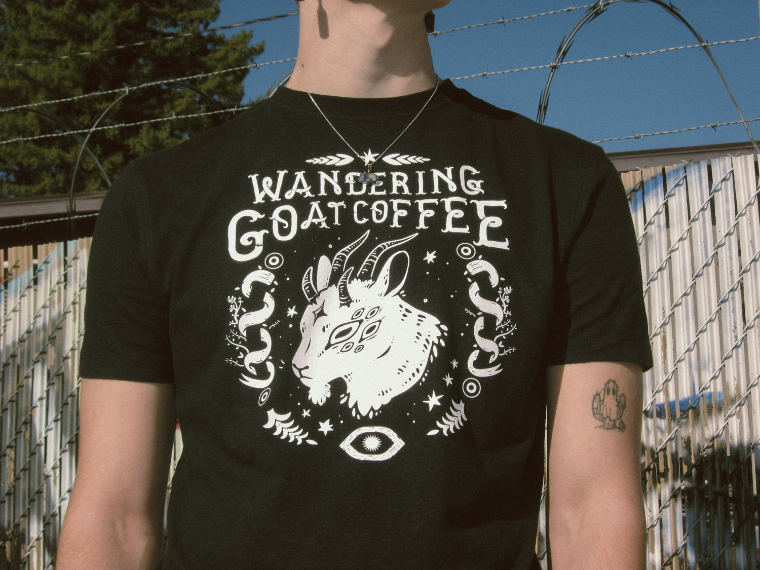 Organic apparel from Wandering Goat Coffee