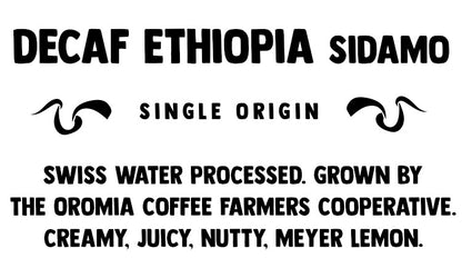 Decaf Ethiopian Sidamo